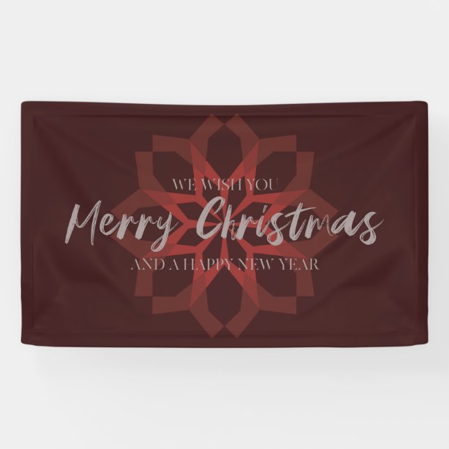 Banderoles Élégant, tendance, cool "Joyeux Noël" (Horizontal)