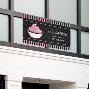 Banderoles Élégante boulangerie Cupcake Nom