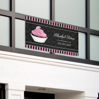 Banderoles Élégante boulangerie Cupcake Nom