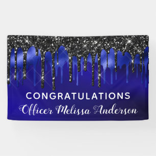 Banderoles Élégante police de retraite application de la loi