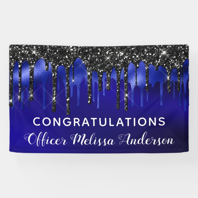 Banderoles Élégante police de retraite application de la loi (Horizontal)