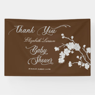 Banderoles Elégante Sakura Cerry Blossoms Baby shower Café