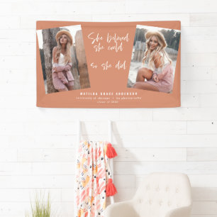 Banderoles Elle croyait qu'elle pouvait pour qu'elle fasse l'