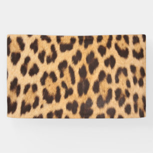 Banderoles empreinte de léopard de mode de safari sauvage