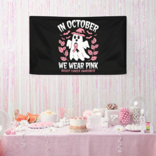 Banderoles En Octobre Nous Portons La Sorcière D'Halloween Ro