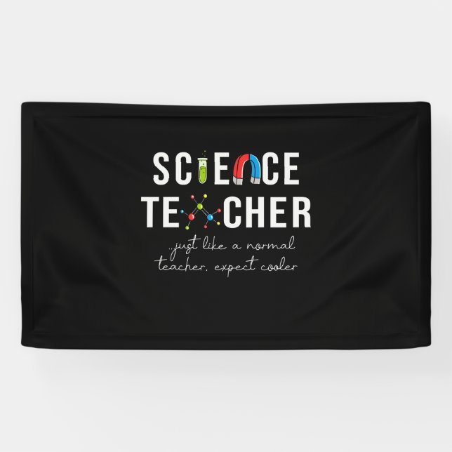 Banderoles Enseignant de la science de don (Horizontal)
