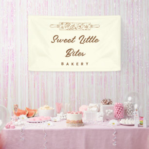 Banderoles Enseigne de stand de vendeur de boulangerie Sweet 