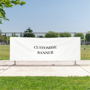 Banderoles Enseigne professionnelle en vinyle 4' x 12' person