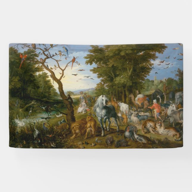 Banderoles Entrée des animaux dans l'arche de Noé (Brueghel) (Horizontal)
