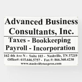 Banderoles Entreprise Avancée