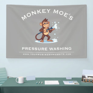 Banderoles Entreprise de lavage sous pression personnalisé