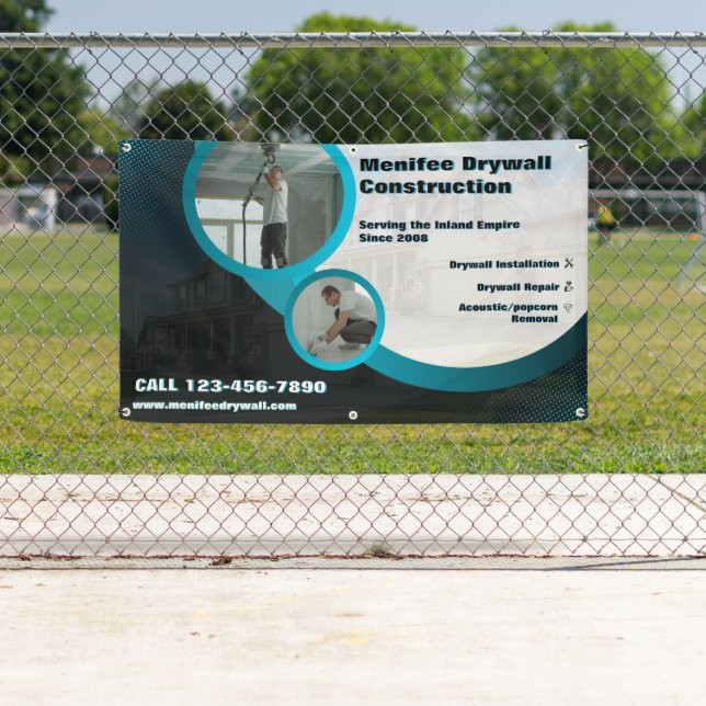 Banderoles Entreprise de l'entrepreneur d'installation de Per (En situation)