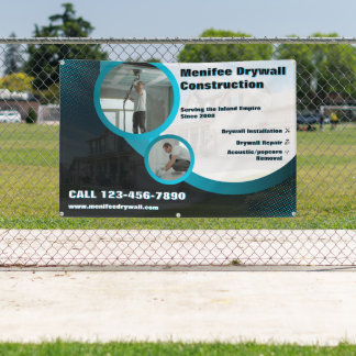 Banderoles Entreprise d'installateur de cloison sèche personn