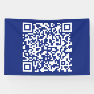 Banderoles Entrez l'URL du code QR généré instantanément   Bl