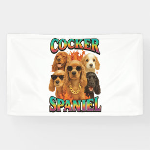 Banderoles Épagneul Cocker 