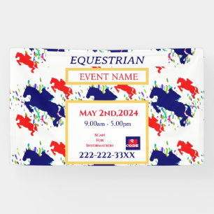 BANDEROLES ÉQUESTRIEN