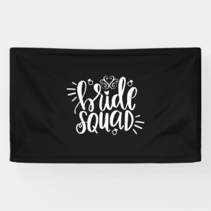 Banderoles Équipe de la mariée mariage