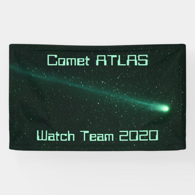 Banderoles Équipe de surveillance ATLAS Comet 2020 (Horizontal)