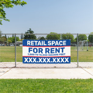 Banderoles Espace Commercial à Louer Personnalisable Superfic