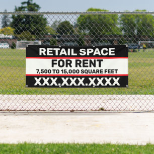 Banderoles Espace Commercial à Louer Personnalisé Superficie