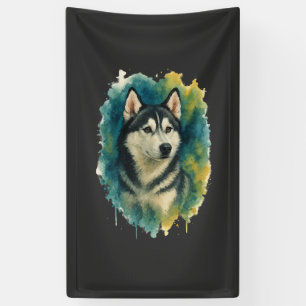 Banderoles Esprit Husky Aquarelle Majesté