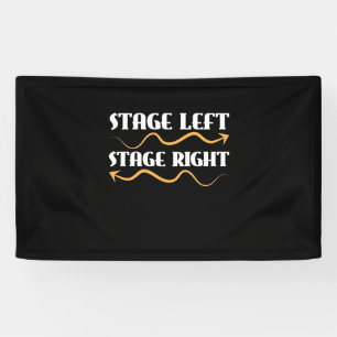 Banderoles Étape Acteur Étape Gauche Droite