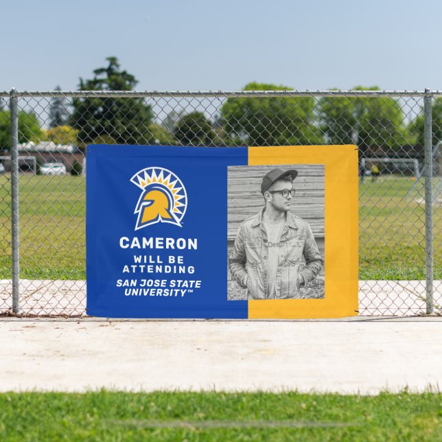 Banderoles État de San Jose | Le Diplômé Assistera (Insitu)