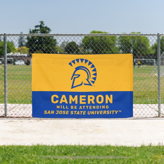 Banderoles État de San Jose | Le Diplômé Assistera (Insitu)