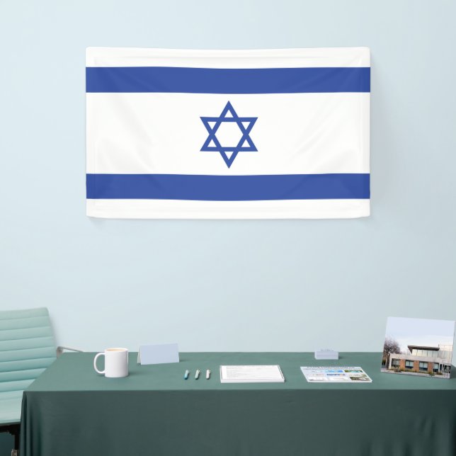 Banderoles Etat d'Israël Drapeau, Étoile de David Juifs (Salon professionnel)