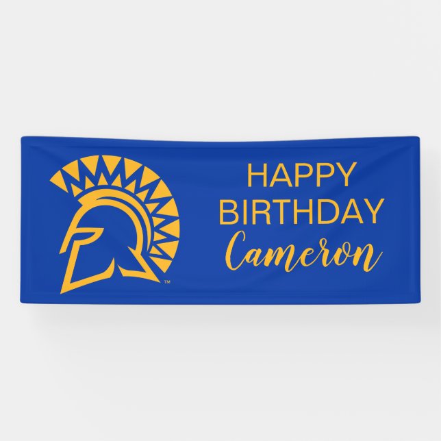 Banderoles État Spartans de San Jose (Horizontal)