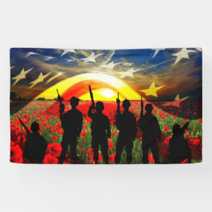 Banderoles États-Unis en honneur