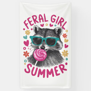 Banderoles Été de fille sauvage Opossum Vintage