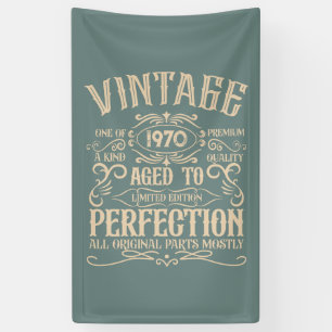 Banderoles Étiquette de whiskey vintage pour anniversaire per