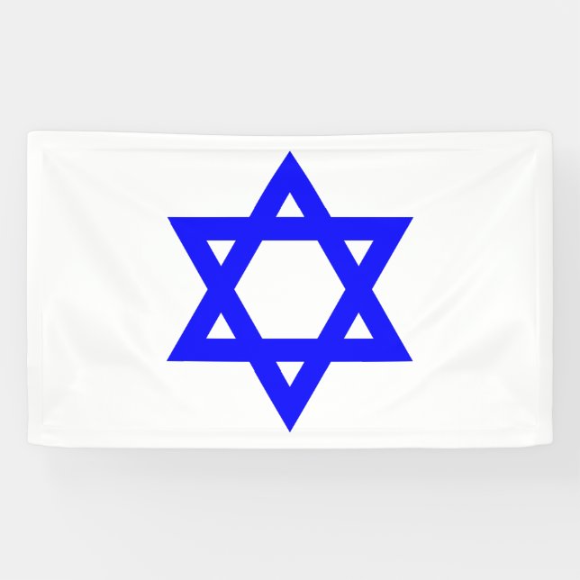 Banderoles ✡︎ Étoile juive de David (Horizontal)