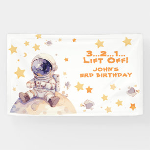 Banderoles Étoiles spatiales et astronautes Anniversaire de e