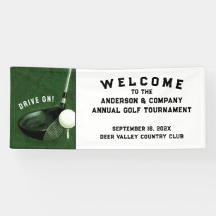 Banderoles Événement de tournoi de golf