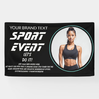 Banderoles Événement sportif, Ouverture d'une salle de sport,