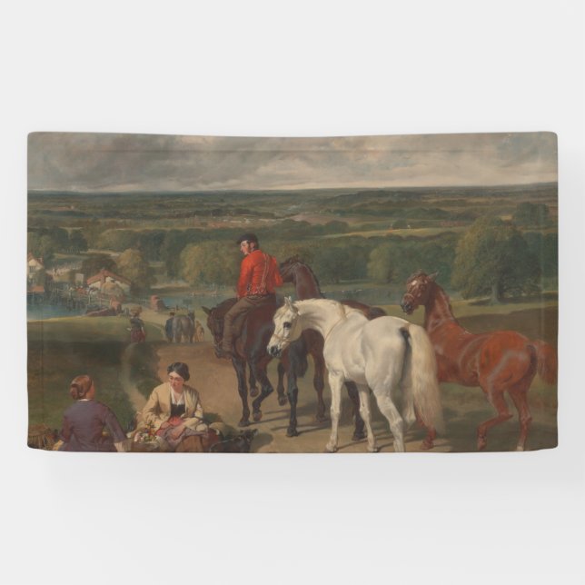 Banderoles Exercice des chevaux royaux (art équin) (Horizontal)