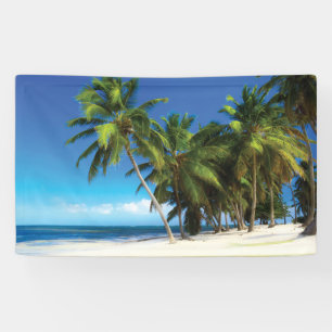 Banderoles Exotic beach throw pillow