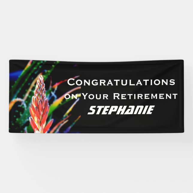 Banderoles Exotic Flower Aloe (Horizontal)