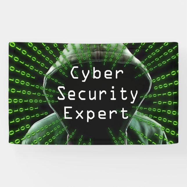 Banderoles Expert en cybersécurité (Horizontal)