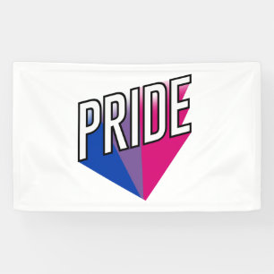 Banderoles Explosion de la fierté bisexuelle
