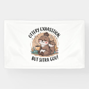 Banderoles Expression de l'Otterie mignonne Sloth et Baby