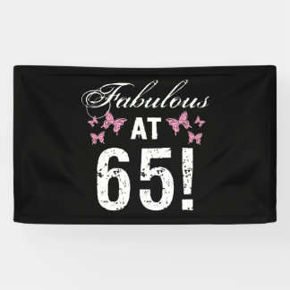 Banderoles Fabuleux 65e anniversaire