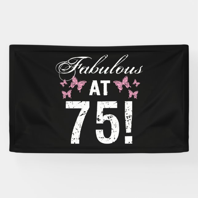 Banderoles Fabuleux 75e anniversaire (Horizontal)