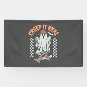 Banderoles Faire monter le frisson Rétro Halloween Skate Fant