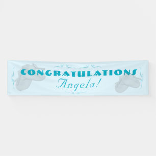 Banderoles Faire un paquet précieux Garçon Baby Shower 