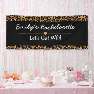Banderoles Faisons une fête de Bachelorette Fun Sauvage Guépa