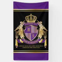 Faites votre manteau d'armoiries d'or Angel d'Embl