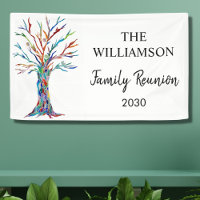 Family Tree Family Reunion Banner